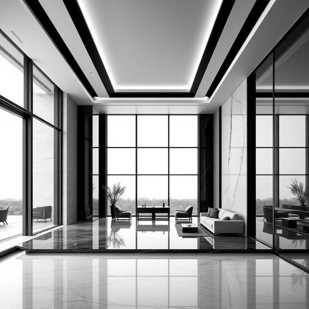 Modern Dubai villa interior